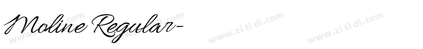 Moline Regular字体转换